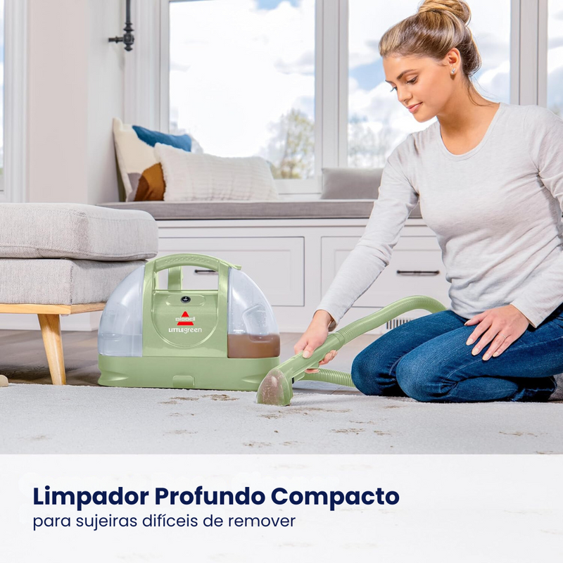 BISSELL - Limpador Portátil Úmido e Vapor para Tecidos, Carpetes e Carros + Brinde Especial (OFERTA PRÉ-BLACK FRIDAY)